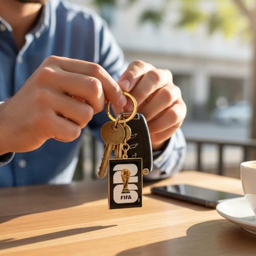 FIFA World Cup 2026 Emblem Key Chain - Black Fifa Edition
