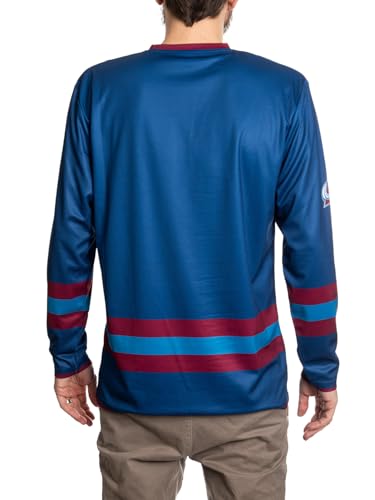 Men's Performance Long-Sleeve Rash Guard - Game Day Fit, Colorado Avalanche Large