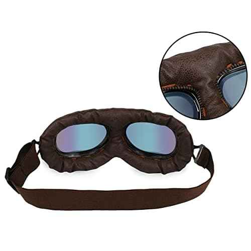 Cosplay Goggles Steampunk Motorcycle Goggles Costume Retro Pilot Style