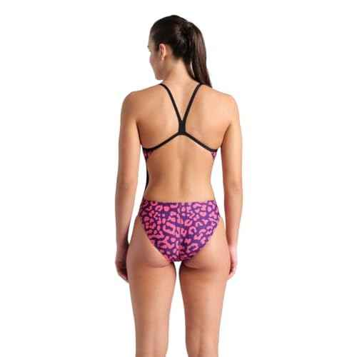 ARENA Women's Performance Leopard Skin Limited Edition Challenge Back Swimsuit