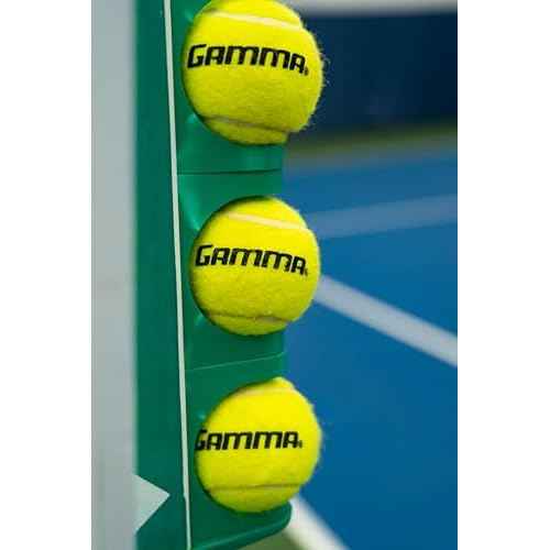 GAMMA Scor-Post Pro Tennis Scorekeeper ? Court Scoreboard for Matches ? Durable Metal Support Frame ? Quick-Release Net Post Attachment ? Tracks 3 Sets or 8-Game Pro Set