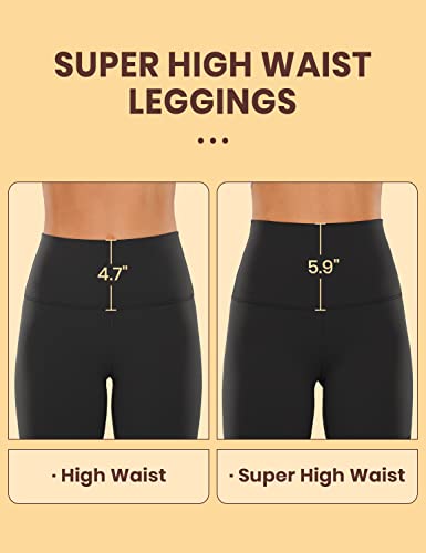 Super High Waist Biker Shorts 8 Inch for Yoga & Lounge - Luxurious Comfort