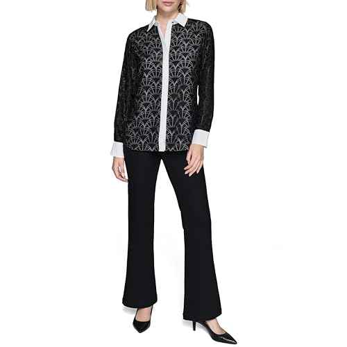 KARL LAGERFELD Women's Soft Everyday Blouse