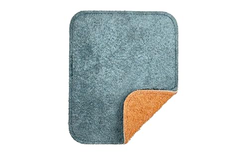 Strikeclub Leather Bowling Towel - Dual Sides Shammy for Oil Removal - Random Variation