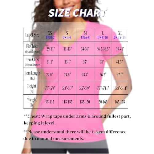 Zengjo Womens Running Shirts Quick Dry Short Sleeve Workout Yoga Tops V Neck Athletic Tees Sports Exercise Wicking T-Shirt