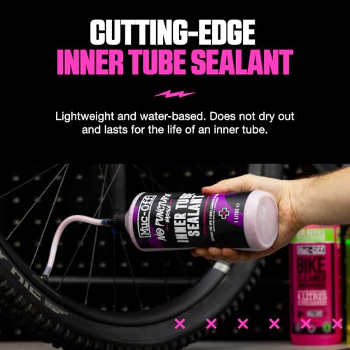 Muc-Off Inner Tube Sealant 1 Liter Puncture Prevention for Bicycle Tires