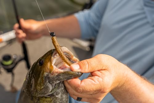 CrushCity Ned BLT Soft Plastic Finesse Worm for Ned & Mushroom Jig Heads - Watermelon Red 3"