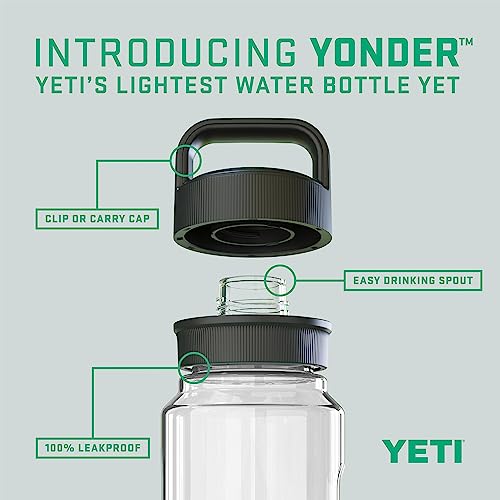 YETI Yonder 50oz Water Bottle with Chug Cap, Lightweight & Leakproof