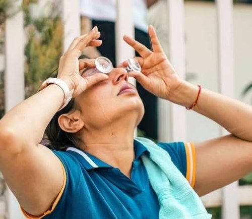 Luvottica Eye Wash Cup Relief from Headache | Migraine | While Doing Eye Wash Or Netra Shuddhi, That Helps in Relieving Eye Stress, Tiredness and Improves Eyesight | with User Guide I Set of 2