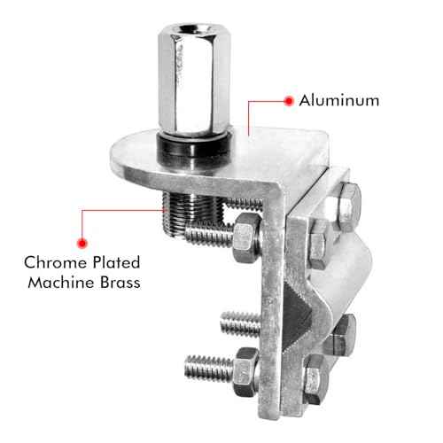 CB Radio Antenna Single Groove Mirror Mount W/ SO239 Stud - Bulk