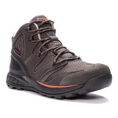 Propet Mens Veymont Round Toe Hiking Hiking Casual Boots Ankle - Black