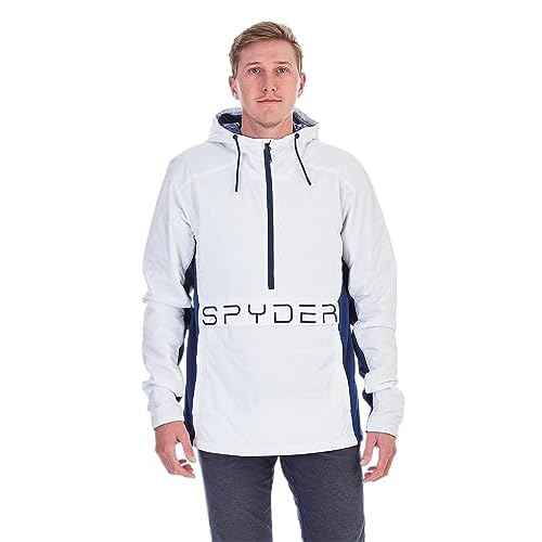 Spyder Mens Force Insulated Anorak Ski Jacket Windbreaker