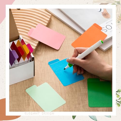150 Card Dividers for Storage Box - 15 Colors, Rigid, Multi-Use Organizer