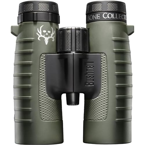 Bushnell Binocular Bundle: Trophy XLT 10x42 Binoculars (Bone Collector Edition) + Deluxe Binocular Harness