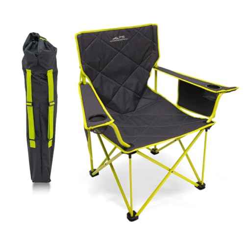 ALPS Mountaineering King Kong Camping Chairs for Adults with Mesh Cup Holders and Pockets, Built Durable and Reliable with Compact Foldable Steel Frame