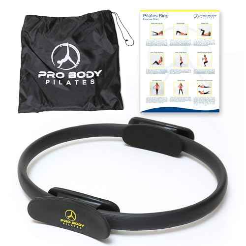 ProBody Pilates Fitness Circle ? 14 Inch Pilates Ring for Focusing on Toning Inner Thighs, Arms, and Core