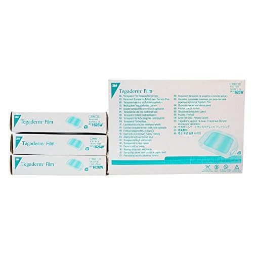 3m Tegaderm Transparent Film Dressing - 4" x 4-3/4" - - Case of 200