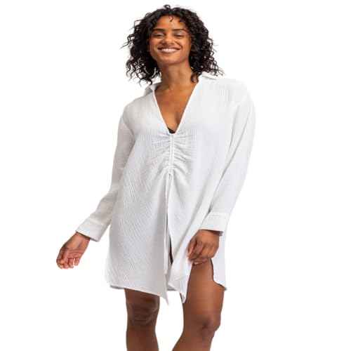 Roxy Women's Summer Casual Sundress Cover-up, Sleeveless Mini Dress for Beach, Pool, and Resort Wear
