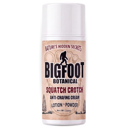 Bigfoot Botanical Squatch Anti-Chafing Cream Men Women Fragrance Free Moisture & Sweat Defense