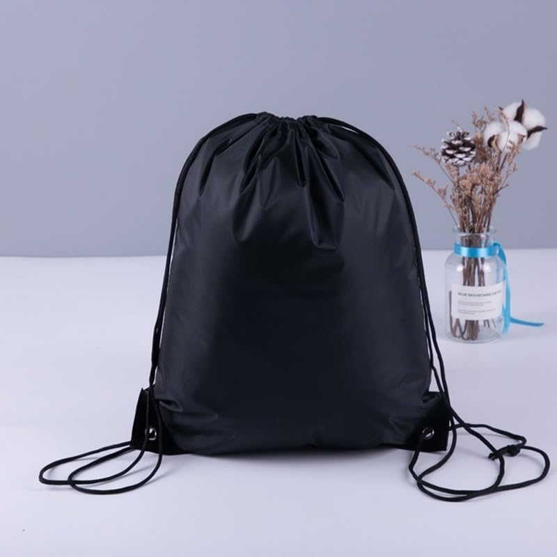 1PC Vibrant Nylon Drawstring Backpack - Good Lightweight and Durable Companion for Outdoor Sport,Travel, Skyblue