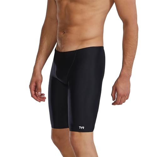 TYR TYReco Men's Jammer Swimsuit ? Chlorine Resistant Compression Swimwear for Racing, Lap Swimming, and Fitness