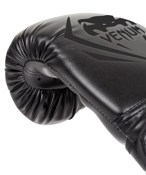 Venum Contender Boxing Gloves - Black/Black, 16 oz