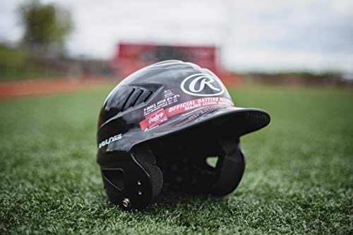Youth Baseball Helmet - Coolflo Black with Ventilation - OSFM