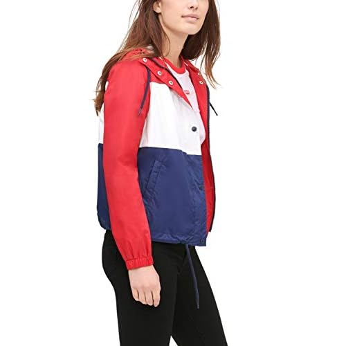 Levi's Women's Retro Hooded Rain Windbreaker Jacket (Standard & Plus Sizes)
