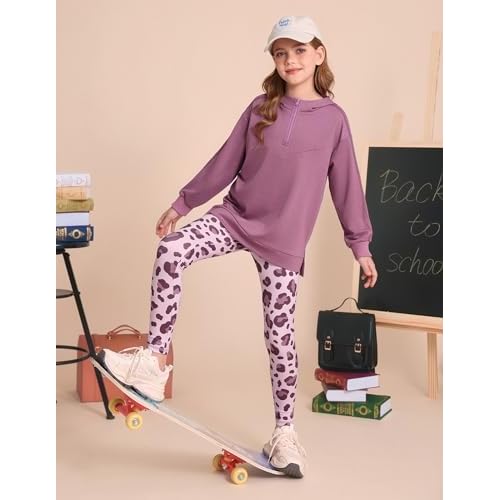 GRACE KARIN Girls Hoodie + Leggings Set Teen Long Sleeve Fashion Sweatshirts Sweatpant Fall Outfit Winter Clothing 6-14