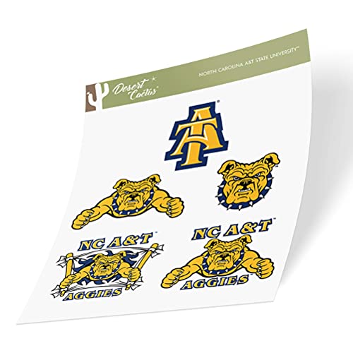 North Carolina A&T Aggies Sticker Decal 8.5 x 11 Inches - College Spirit Vinyl Sticker Sheet