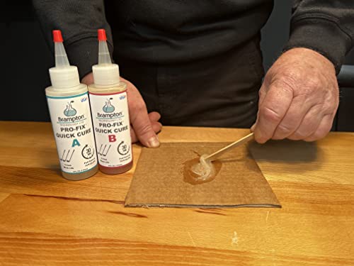 Brampton PRO-FIX Quick Cure Golf Epoxy - 30 Minute Golf Club Repair - Golf Epoxy for All Golf Shafts, Golf Heads, Drivers, Putters, and Irons - Engineered for The Golf Industry (4 oz Kit)