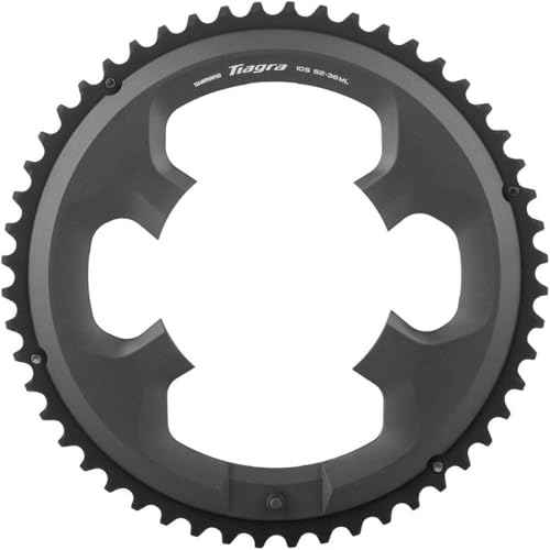 SHIMANO Cycling Y1RC98060 FC-4700 Chainring 52T-Ml for 52-36T 52-36T - Spare Parts for Bike