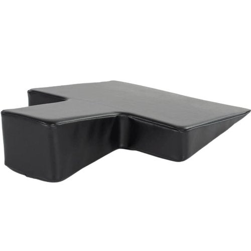Pilates Wedge, Large Upholstered Wedge for Pilates Refromer, Build Strength and Stability, Pilates Equipment for Home and Studio Use,Black