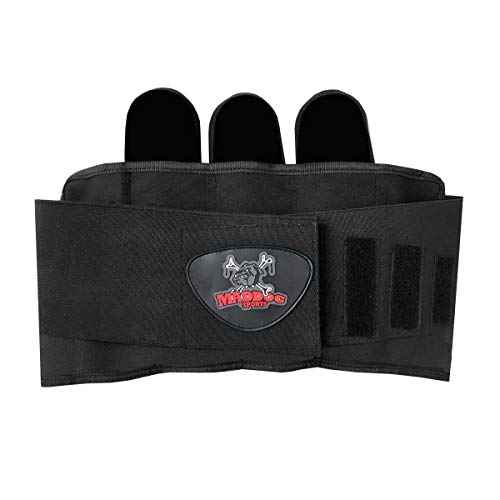 Maddog Pro 3+2 Paintball Harness Pod Pack | Harness Only | Adjustable Pod Holder Belt for Tournament, Woodsball & Speedball (Holds up to 5 Pods)