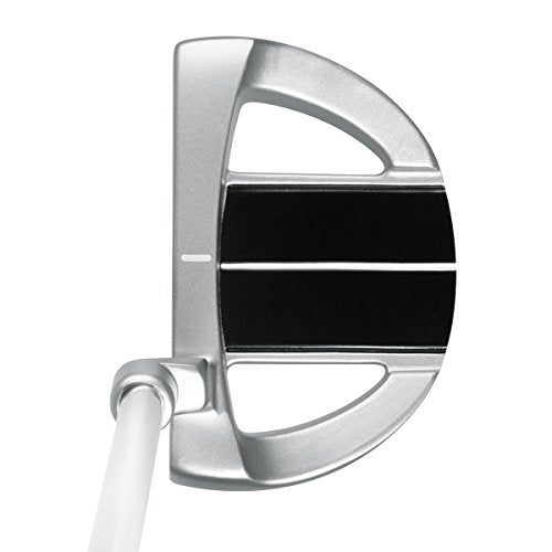 Right Hand Mallet Golf Putter 35 Inches - Silver/Black - Forgiving Design