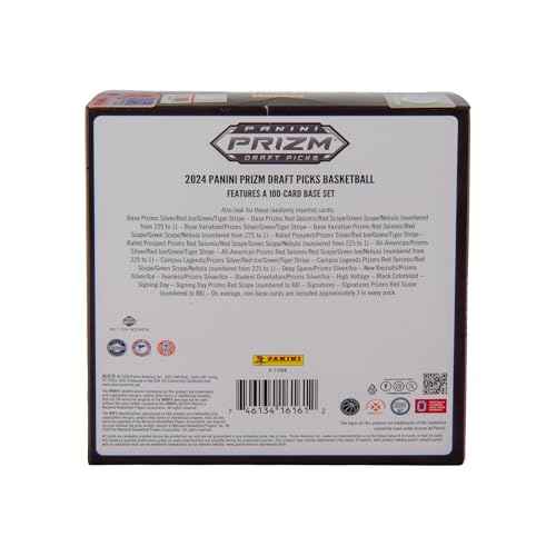 2024-25 Panini Prizm Draft Picks Collegiate Basketball Trading Cards Mega Box
