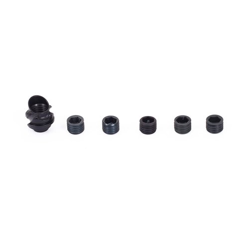 SOPOGER Archery 37/45 Hooed Degree Peep Sight Kit 6X 8X Clarifier and 5 Size Aperture Inner Core Lens Bow Hunting Accessory Peep Sight for Compound Bow with Bow Serving String (Black, 37 Degree 4X/6X)