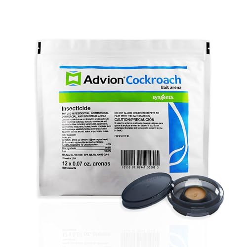 Cockroach Bait Stations - Pack of 12 White Pest Control Traps