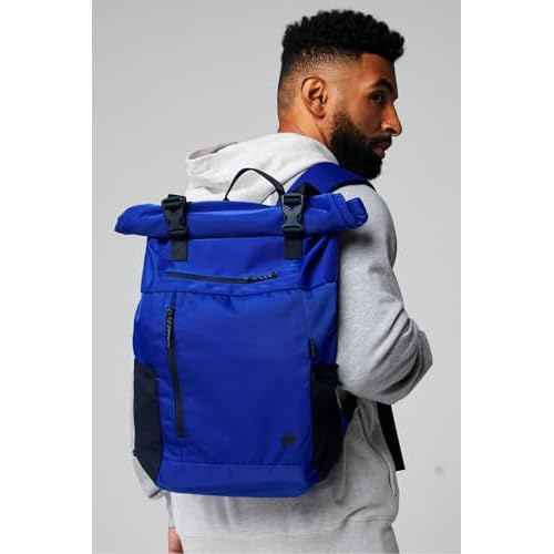 Fabletics The Only Backpack, Versatile, Spacious, Durable, Padded Laptop Sleeve, Modern, Admiral Blue, Unisex, One Size