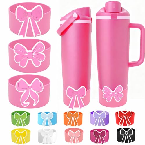 Hot Pink Neon Silicone Boot for Owala FreeSip Sway 30oz & 40oz - 3 Pack