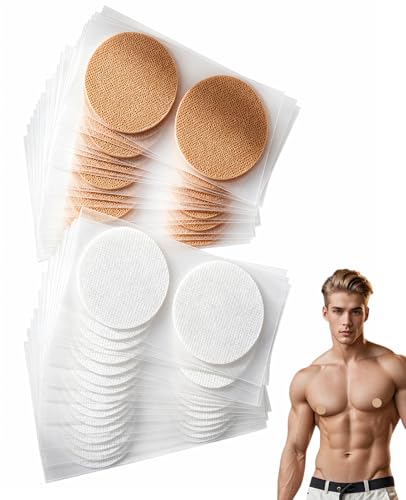 FAMULP 400 Pairs Men Nipple Covers & Guards for Sports & Gym - No Show Boob Hider