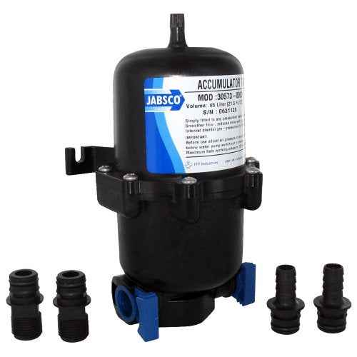 Jabsco 30573-0003 Mini Accumulator Tank , Black