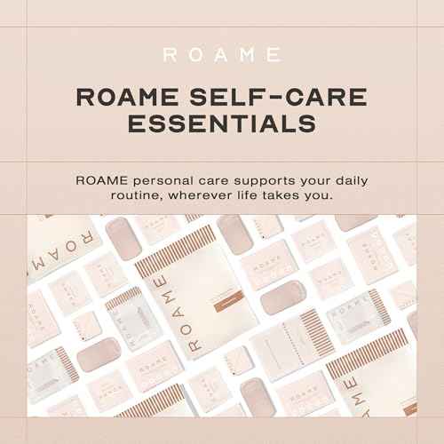 Roame Portable Soap Sheets ? Ultra-Thin Soap for Hand Moisture & Hygiene ? Water-Activated, Compact, Cruelty-Free, Eco-Friendly ? Perfect for Travel Kits & On-the-Go Use ? 50-Pack