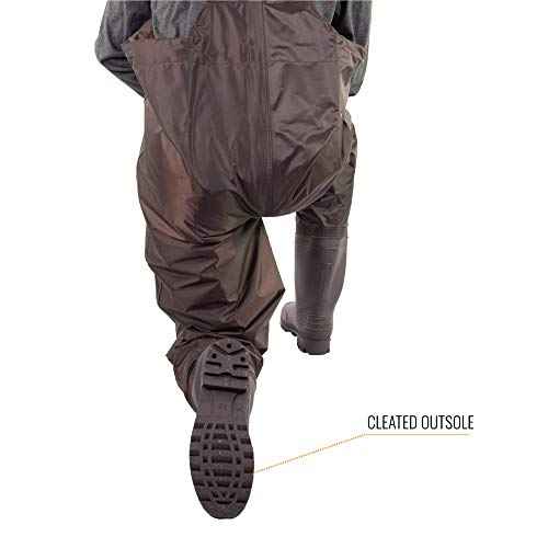 FROGG TOGGS Men's Rana II PVC Waterproof Fishing Bootfoot Chest Wader for Fishing
