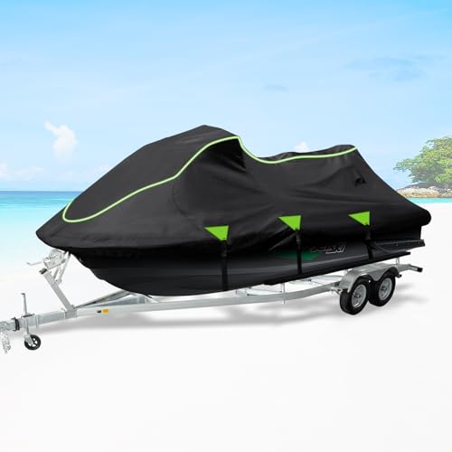 Jet Ski Cover 120-135 Inches Universal Fit for Yamaha Sea-Doo Kawa M