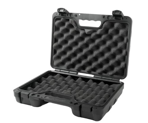 Pak Gun 13-inch Hard Gun Case for Pistols – Weather-Resistant HDPE Shell – Lockable Tabs – Protective Foam – 13.5 x 10 x 3.5 in – Made in USA