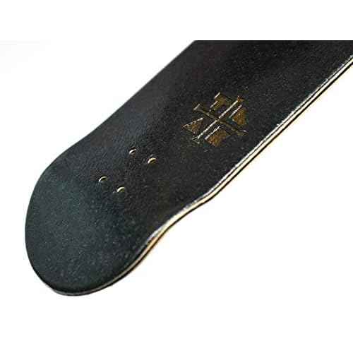Teak Tuning 32mm Pro Fingerboard Complete - Fully Assembled with Pro Level Components - Pro Shaped Wooden Deck (32x97mm), UltraSpin Bearing Wheels, Prodigy Gen2 Trucks - The Monochrome