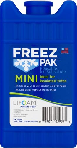 Reusable Mini Ice Pack - Freez Pak, Keeps Food & Drinks Cool