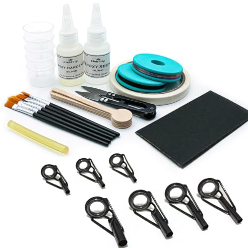 Fishing Rod Tip Repair Kit Stainless Steel Guides Ceramic Rings 30pcs G_30pcs Repair Kit