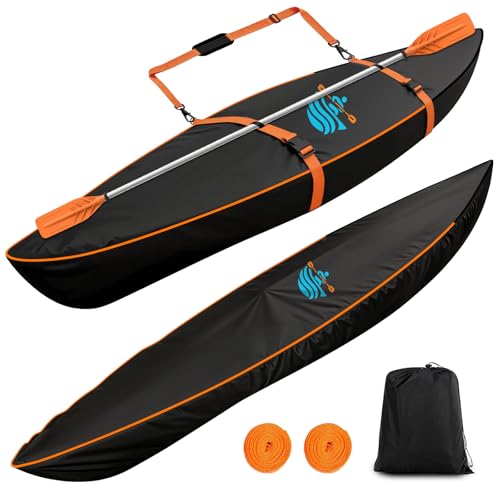Heavy Duty Waterproof Kayak Cover for Canoe Paddle Board SUP Outdoor Storage